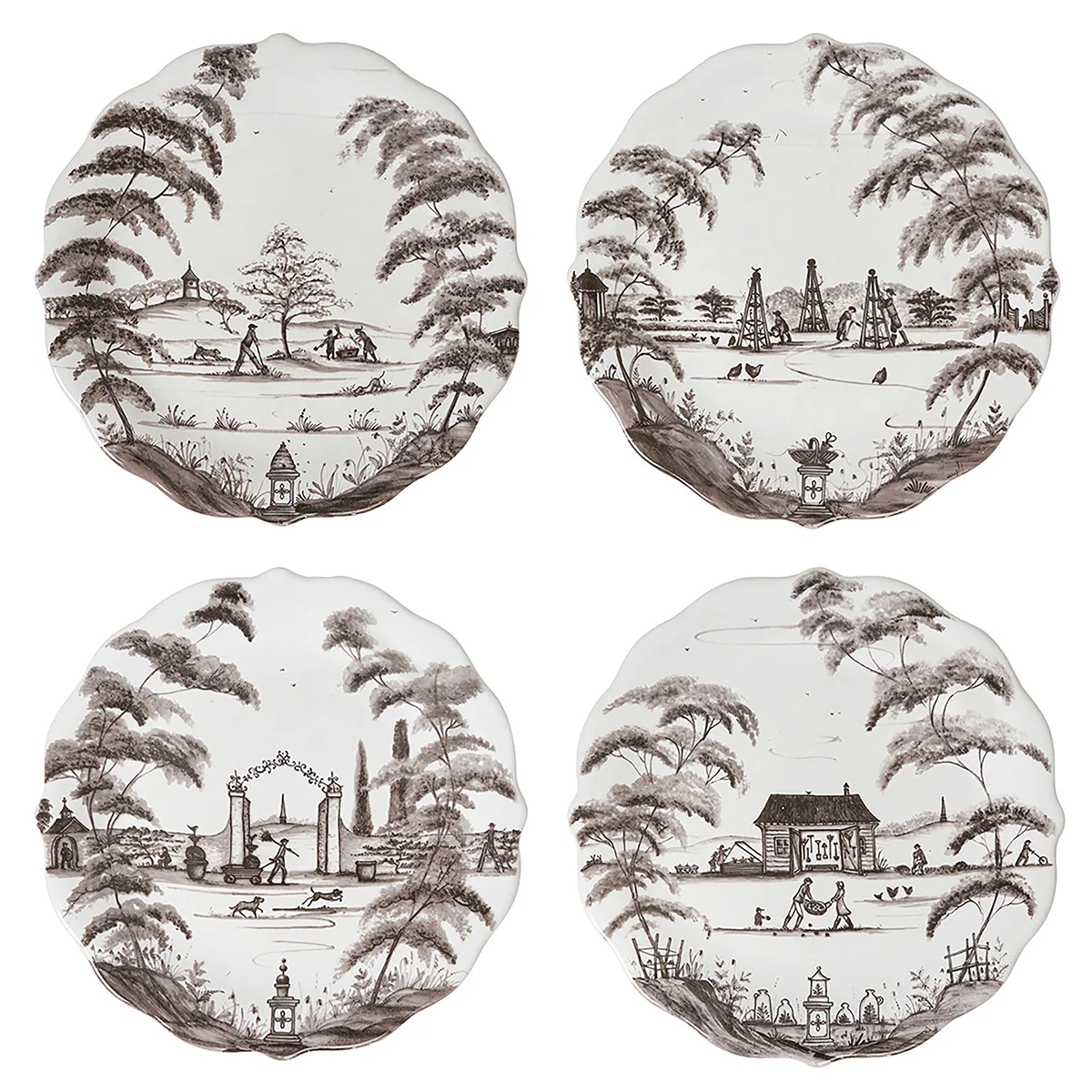 Country Estate Party Plate Assorted Set/4 - Image 5