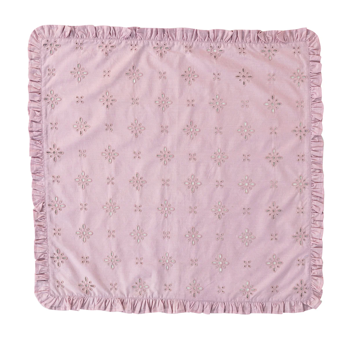 Eyelet Napkin Set/4 - Lilac - Image 3