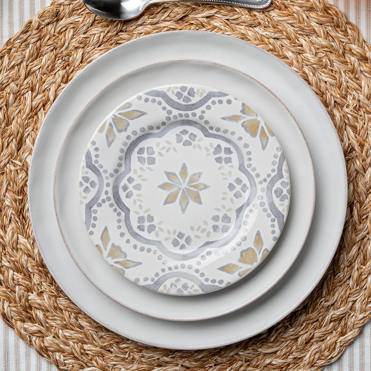 Iberian Side/Cocktail Plate - Sand - Image 3