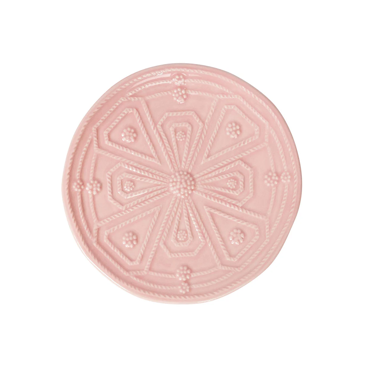 Jardins du Monde Side/Cocktail Plate Assorted Set/4 - Blush - Image 8